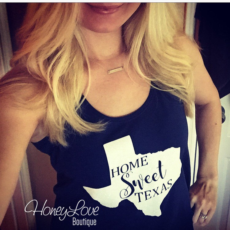 Home Sweet Texas flowy tank - HoneyLoveBoutique