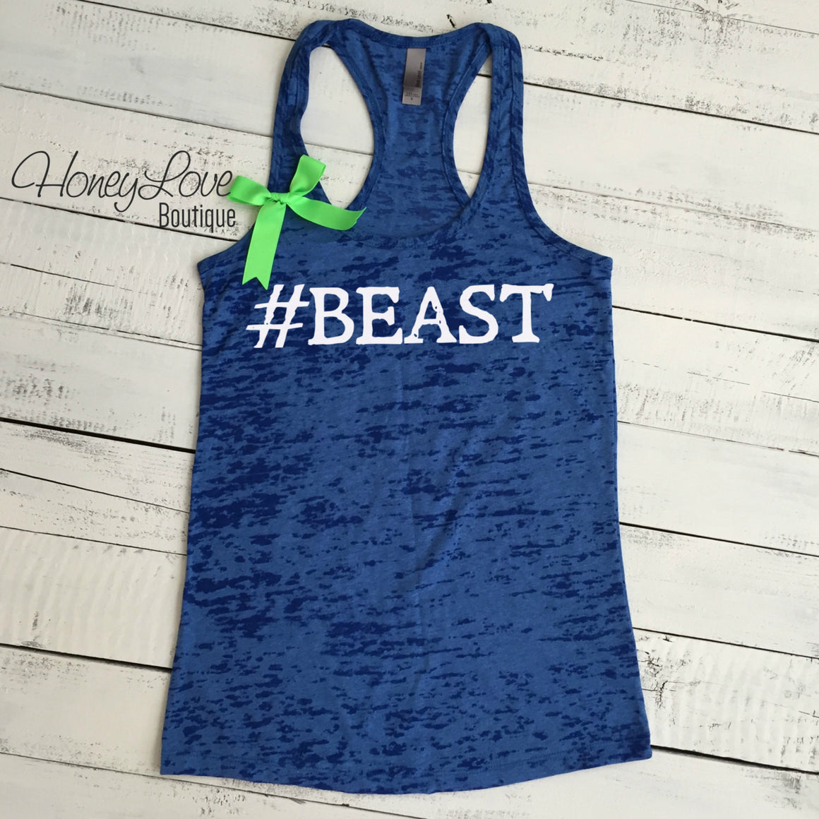 Workout tank #BEAST - HoneyLoveBoutique