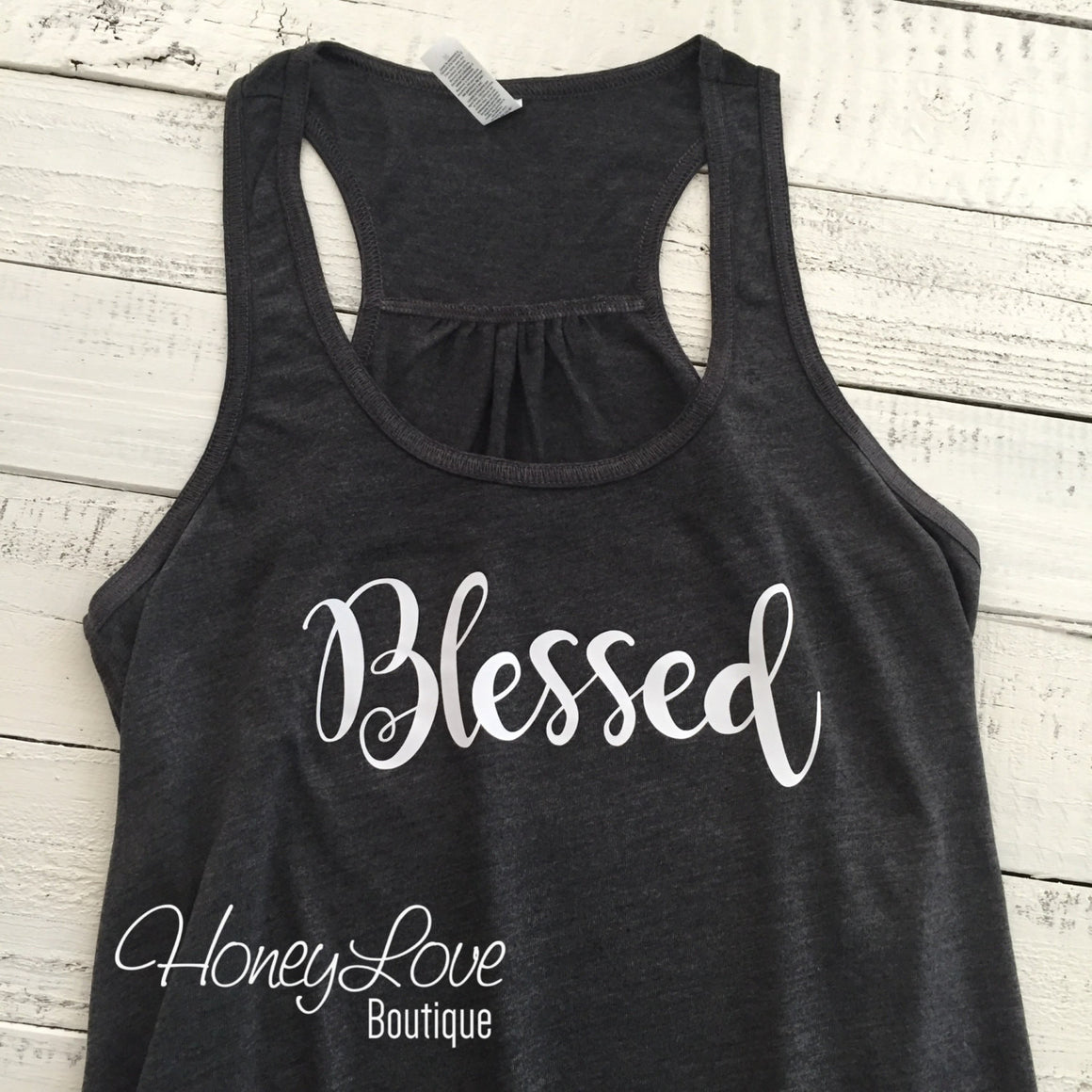 Blessed flowy tank - HoneyLoveBoutique