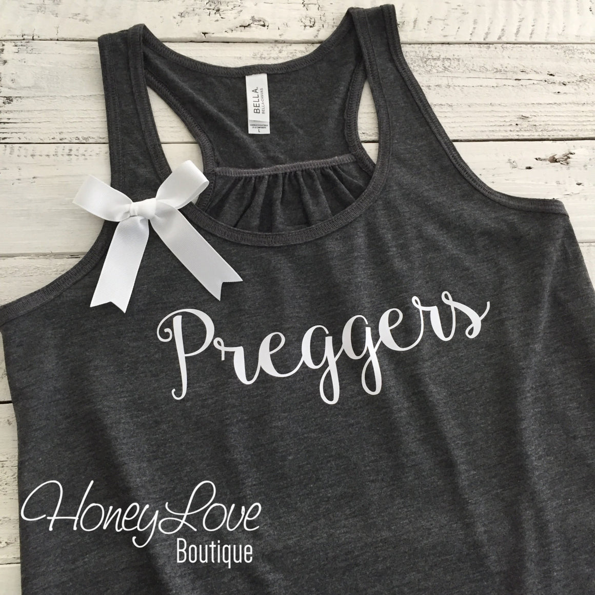 Preggers flowy tank - HoneyLoveBoutique