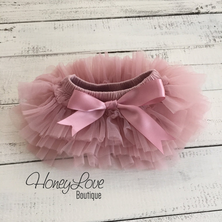 Tutu Skirt Bloomers - Vintage Pink - HoneyLoveBoutique