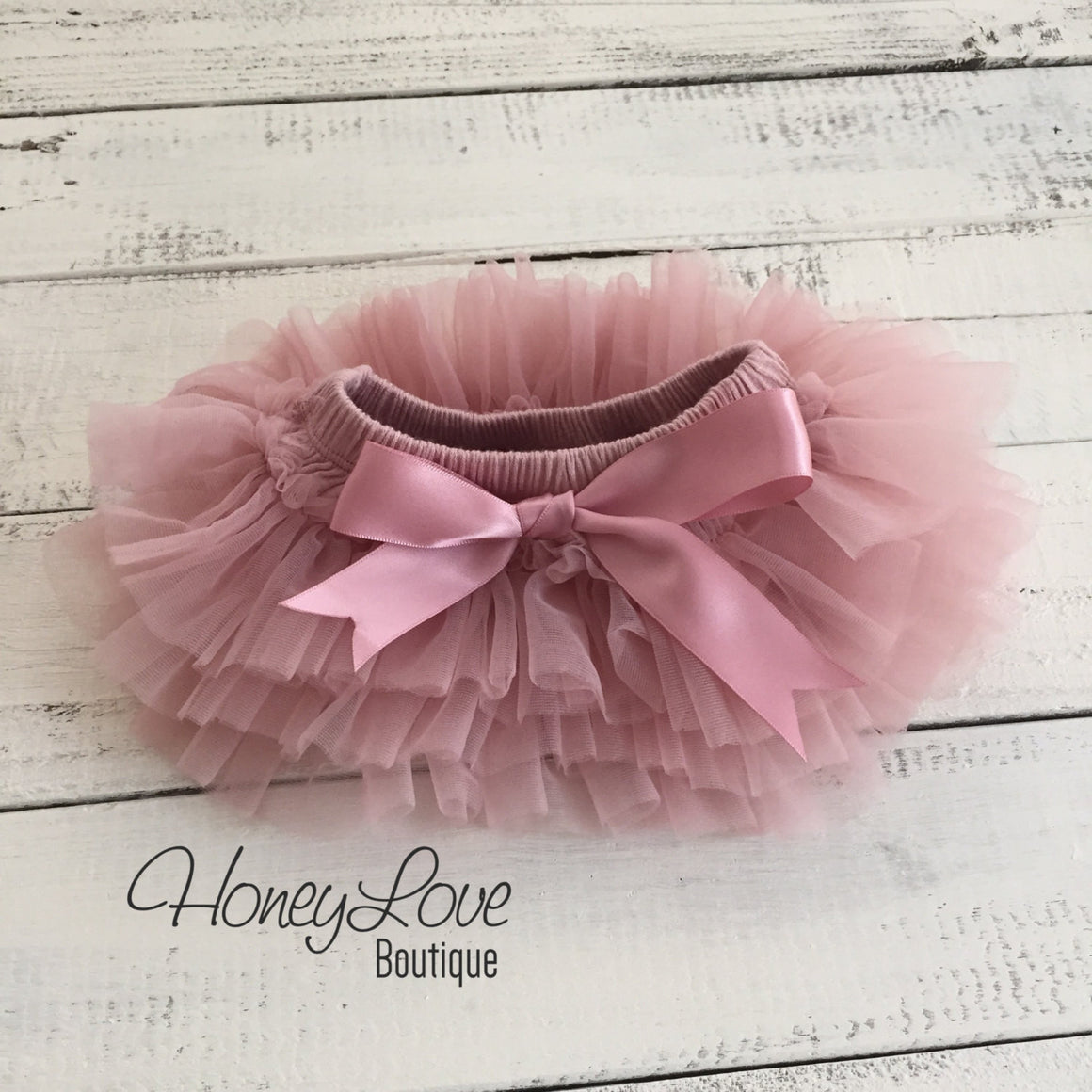 Tutu Skirt Bloomers - Vintage Pink - HoneyLoveBoutique