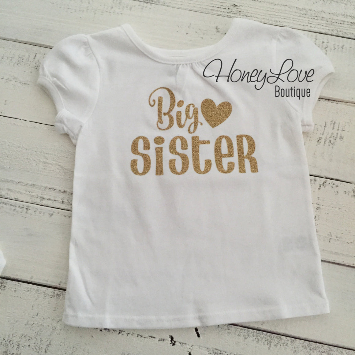 Sister shirts - Gold Glitter - Adult Unisex Sizes - HoneyLoveBoutique