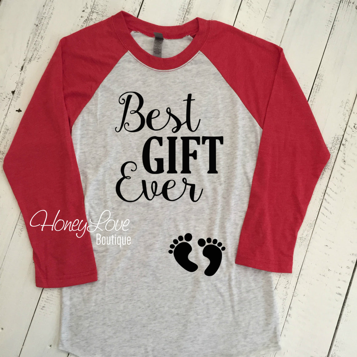 Best GIFT Ever - Christmas Pregnancy Announcement - HoneyLoveBoutique