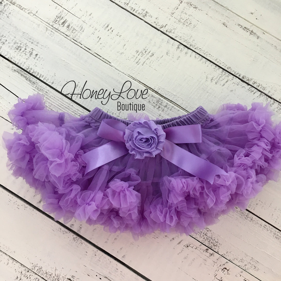 Personalized 1st Birthday Princess outfit - Gold glitter and Lavender Purple - embellished pettiskirt - HoneyLoveBoutique