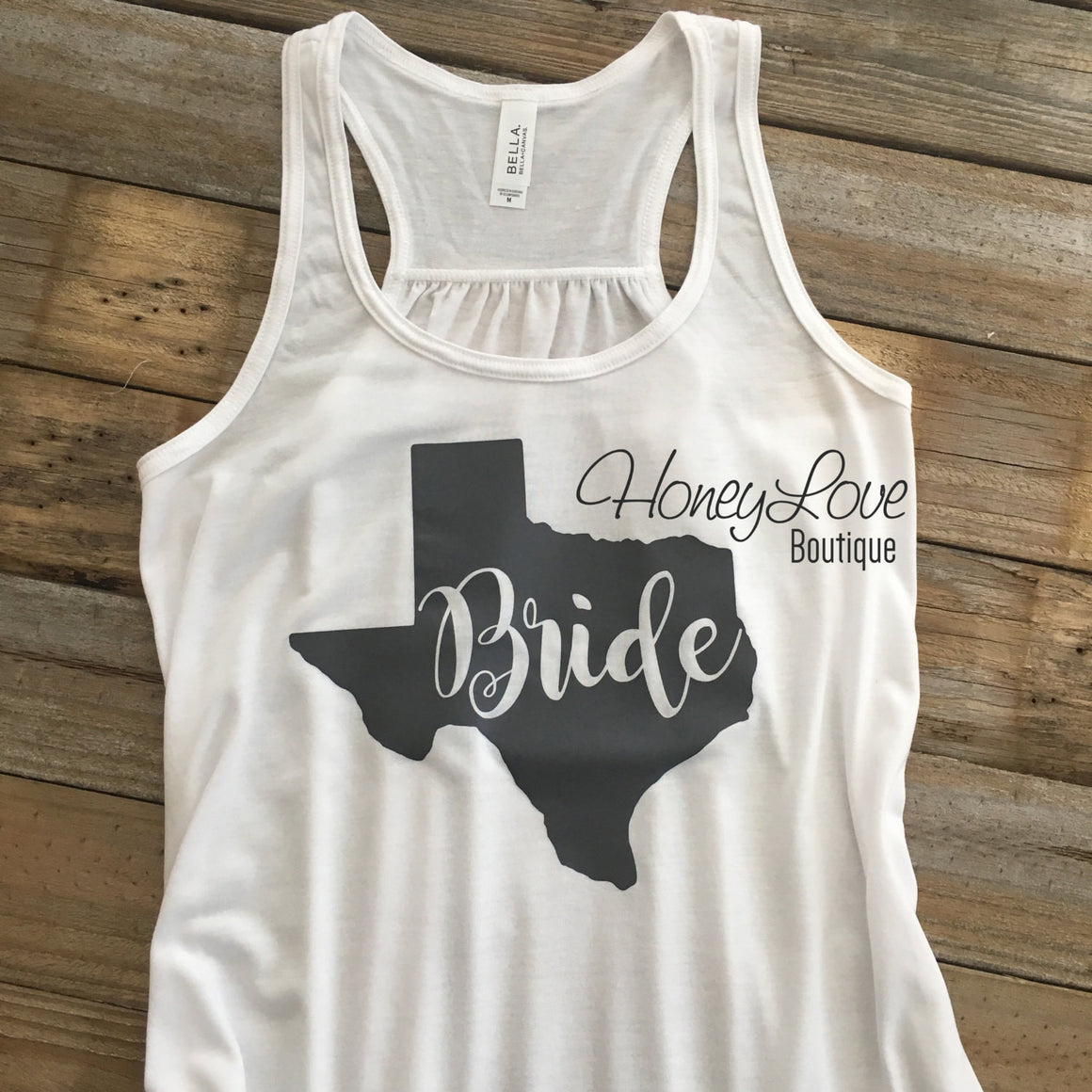 Texas Bride flowy tank - HoneyLoveBoutique