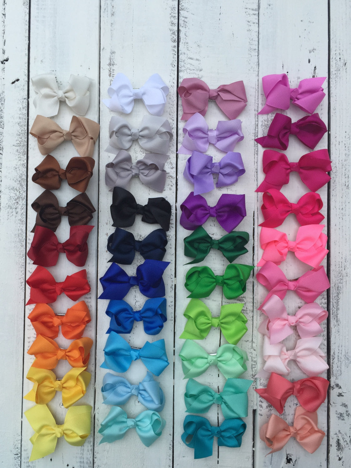 Set of 40 Bows (3.3") - HoneyLoveBoutique