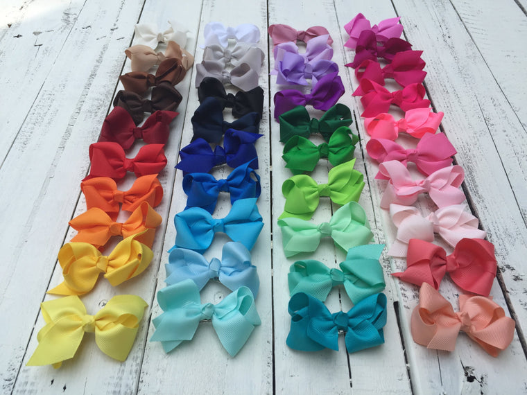 Set of 40 Bows (3.3") - HoneyLoveBoutique