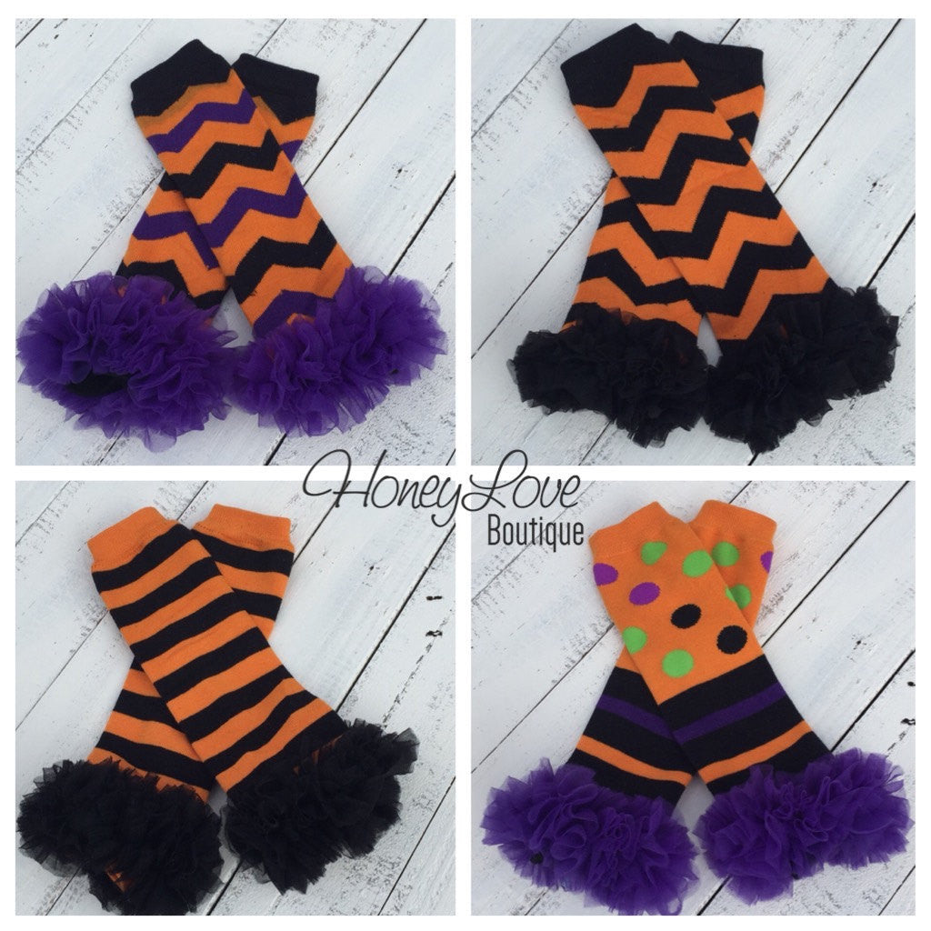 Leg Warmers - Halloween - HoneyLoveBoutique