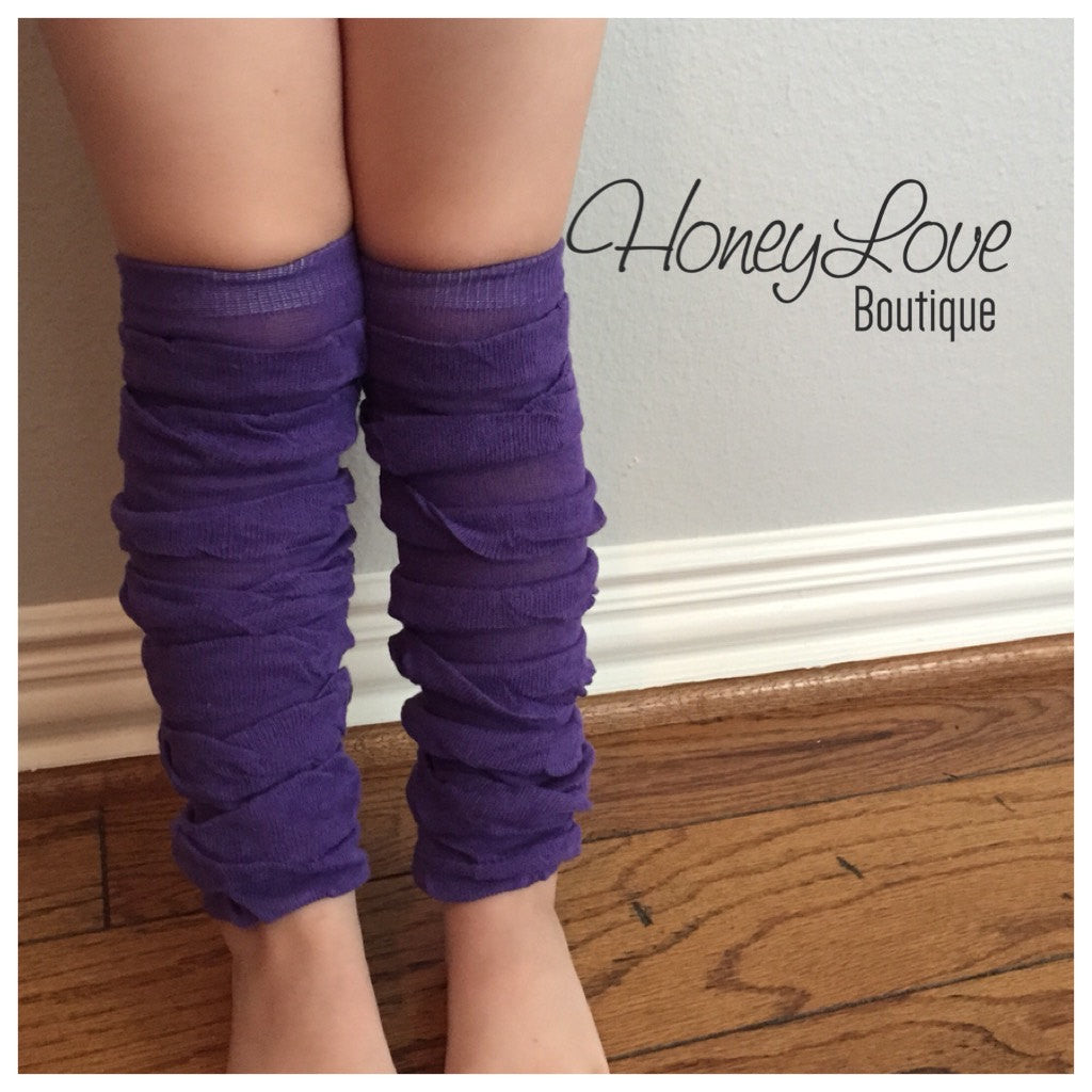 Leg Warmers - pink yellow aqua mint purple black - HoneyLoveBoutique