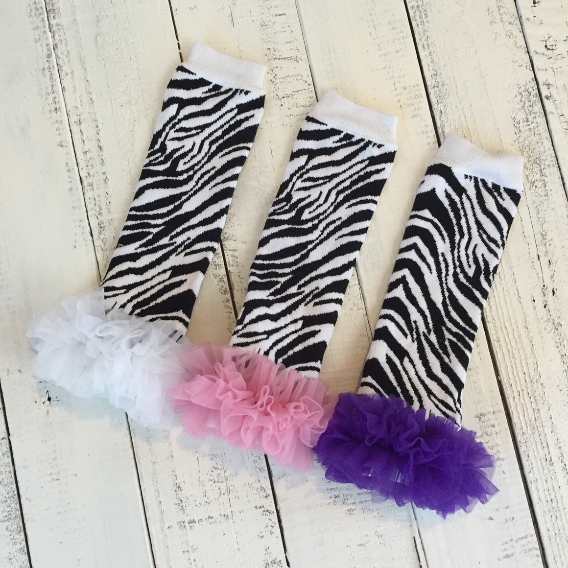 Leg Warmers - Zebra Print - HoneyLoveBoutique