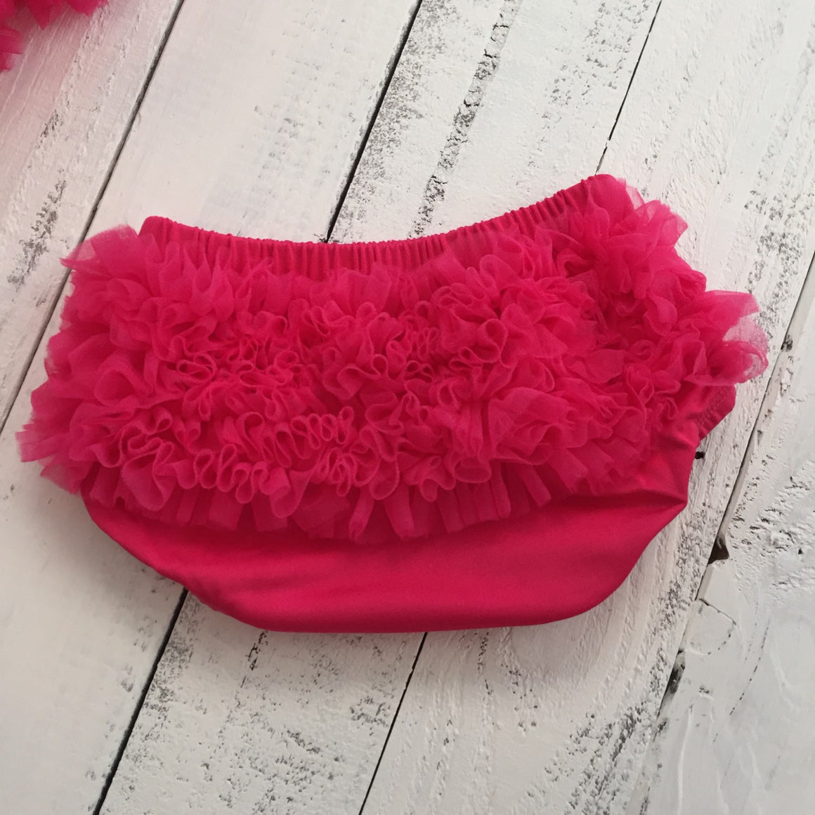 Watermelon Pink - Pettiskirt - Tutu Skirt - Ruffle Bottom Bloomer - HoneyLoveBoutique