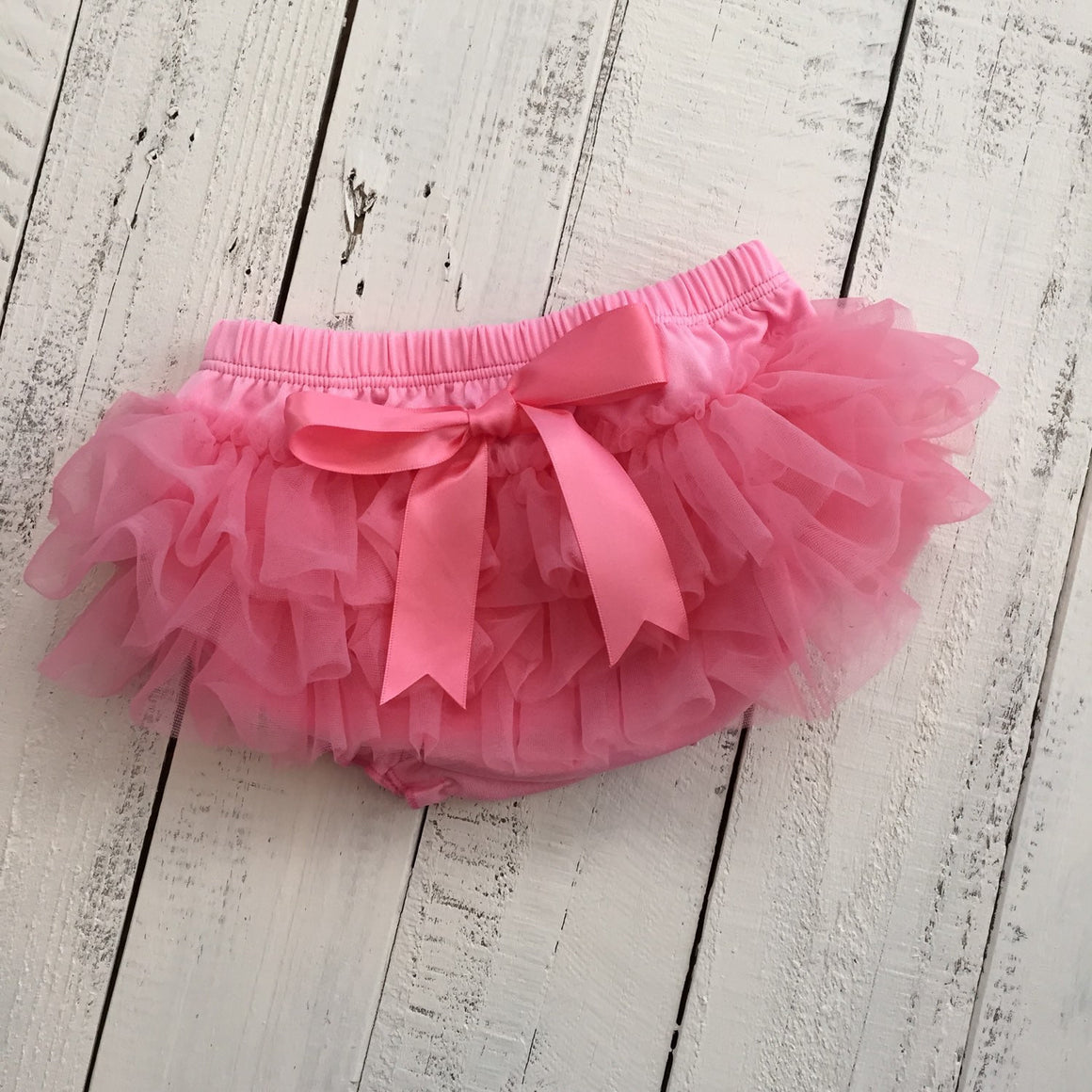 Coral Pink - Pettiskirt - Tutu Skirt Bloomer - Ruffle Bottom Bloomer - HoneyLoveBoutique