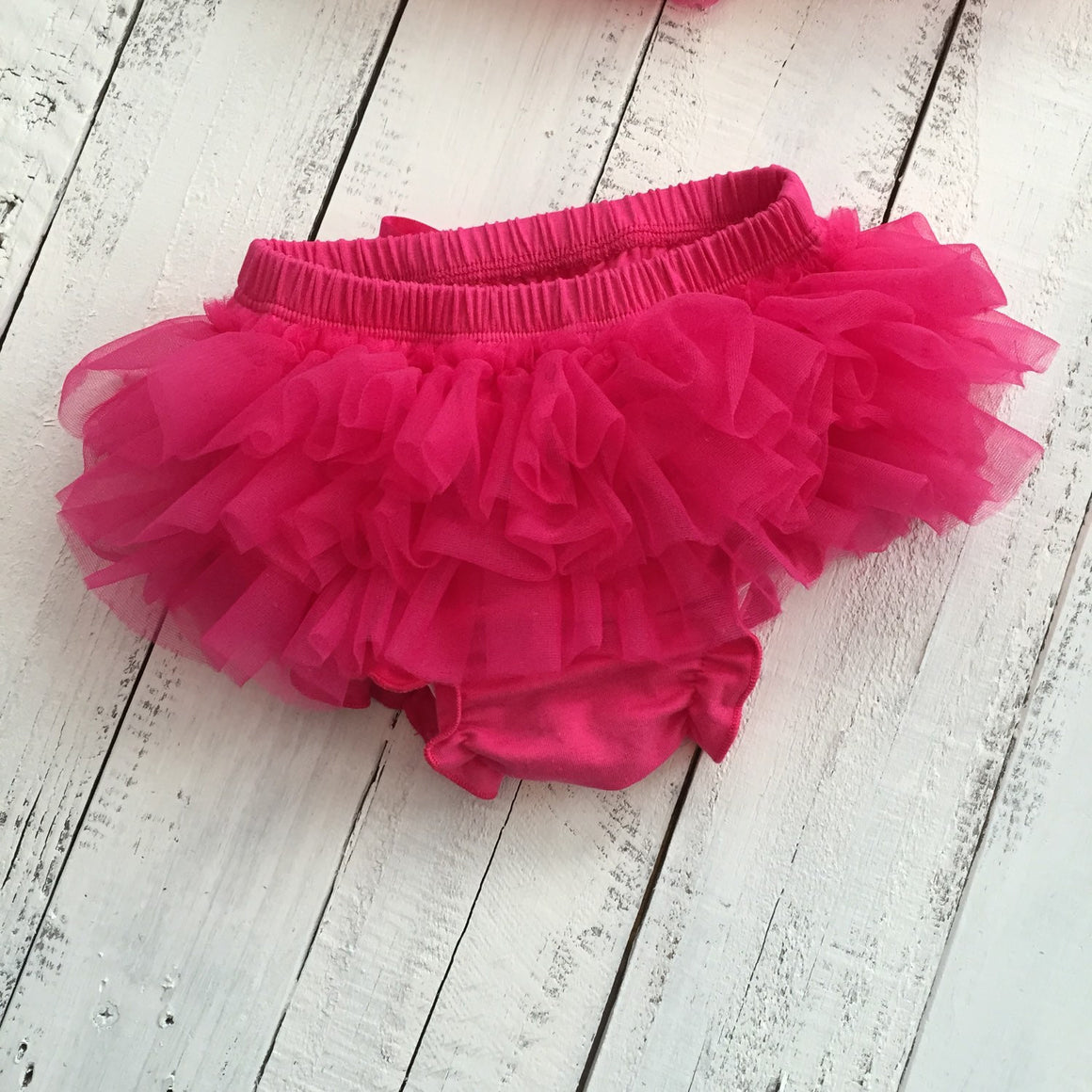 Watermelon Pink - Pettiskirt - Tutu Skirt - Ruffle Bottom Bloomer - HoneyLoveBoutique