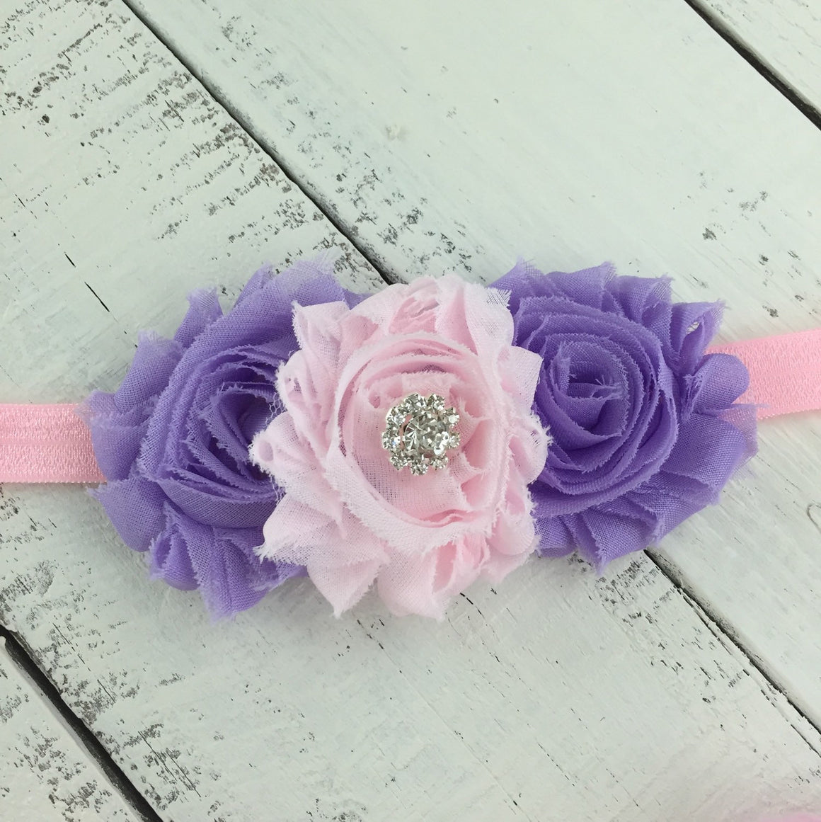 Cupcake Tutu Dress and matching rhinestone headband - Pink and Purple - HoneyLoveBoutique