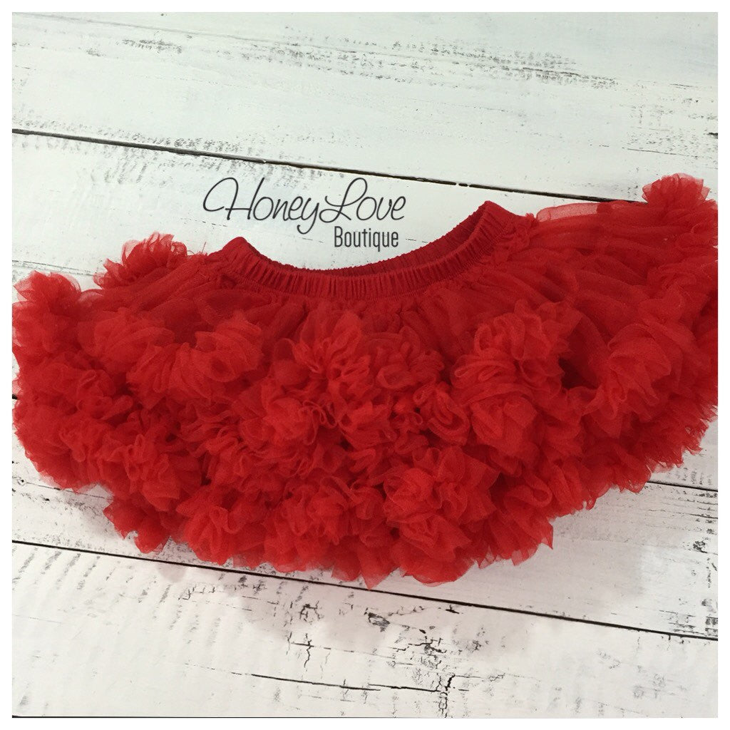 Red Pettiskirt - HoneyLoveBoutique