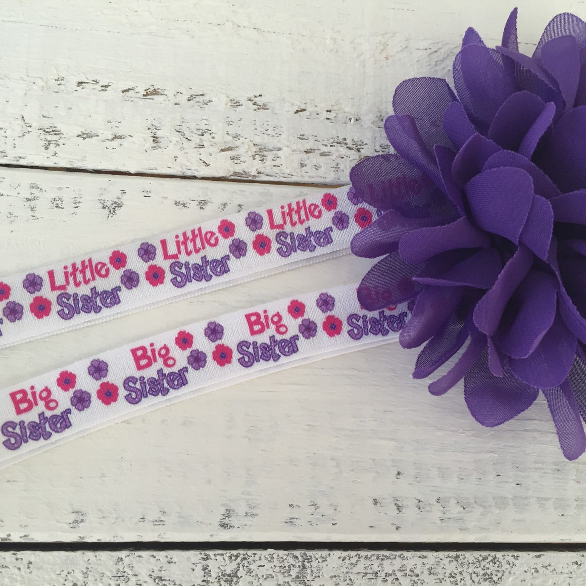 Sister headbands - Little or Big sister - HoneyLoveBoutique