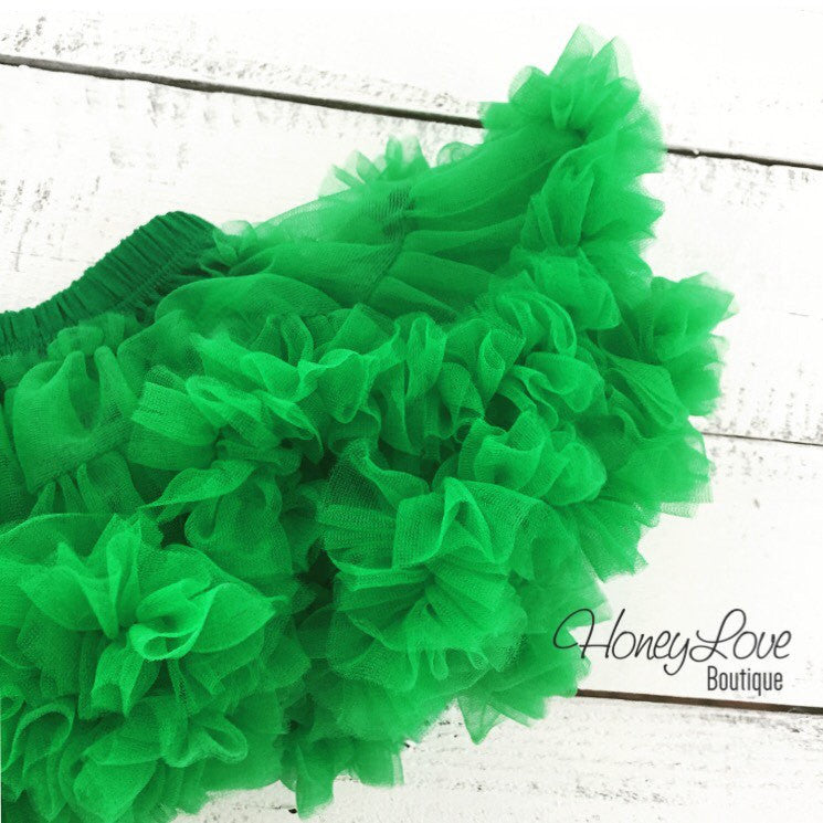 Kelly Green Pettiskirt - HoneyLoveBoutique