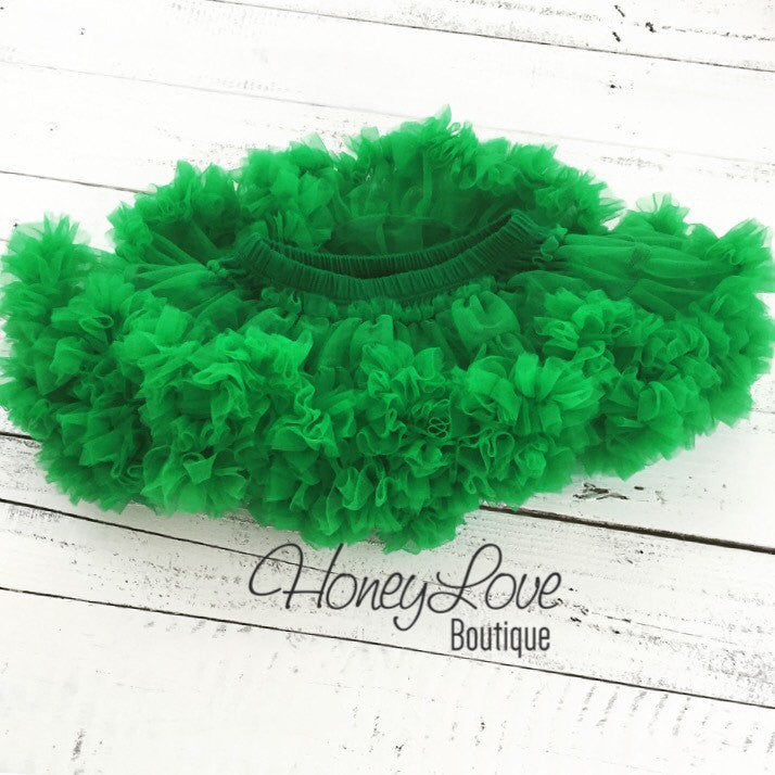 Kelly Green Pettiskirt - HoneyLoveBoutique